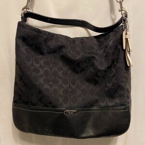 COACH Park Signature Canvas convertible bag, EUC